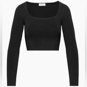 ARITZIA BABATON SCULPT KNIT LONG SLEEVE 🖤
